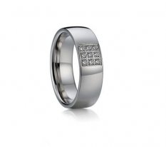 Dámský snubní prsten chirurgická ocel 016W316