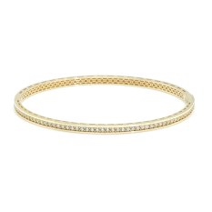 Krásný pevný zlatý náramek BA000701