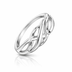 MINET Broušený stříbrný prsten JMAN0183SR62