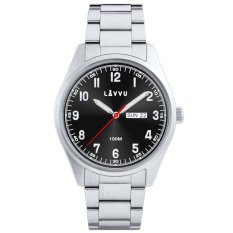 LAVVU Ocelové pánské hodinky FOSEN Dark Grey LWM0311