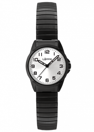 Dámské pružné hodinky LAVVU STOCKHOLM Small Black LWL5015
