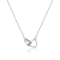 Stříbrný náhrdelník srdíčka SVLN0051XD50045