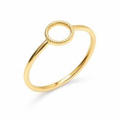 Zlatý prsten s kroužkem RA003122
