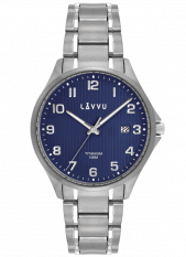 Pánské hodinky LAVVU TITANIUM LILLEHAMMER White LWM0122