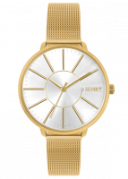 Zlaté dámské hodinky MINET PRAGUE Pure Gold MESH MWL5138