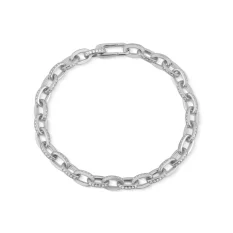 Stříbrný náramek zdobený zirkony SVLB0521XK6BI20