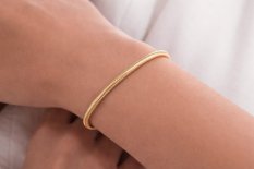 Zlatý náramek pružný KLON-306