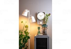 Designové kyvadlové nástěnné hodiny  Karlsson 5796WH