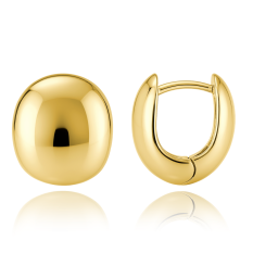 MINET Moderní zlaté náušnice JMG0309WGE00