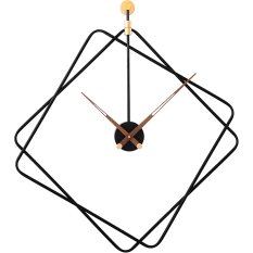 Designové kovové hodiny černé MPM Frames E04.4478.90