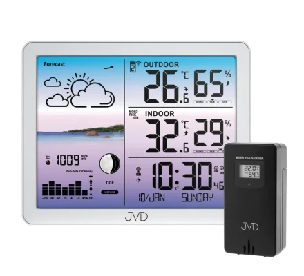 Barevná digitální meteostanice JVD RB3566.2