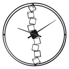 Velké nástěnné kovové hodiny MPM Simple Cubes E04.4114.90