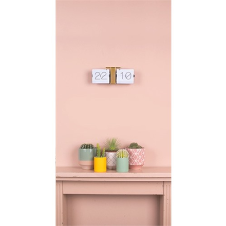 Designové překlápěcí hodiny 36cm Karlsson KA5602WH