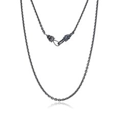 Černěný stříbrný řetízek na přívěsek 65 cm DIVERSE DI0N0010