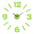 Nalepovací nástěnné hodiny v zelené barvě E01.3514