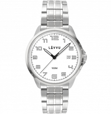 Stylové pánské hodinky LAVVU SORENSEN White LWM0200