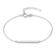 MINET Elegantní stříbrný náramek tyčka JMAS0312SB16