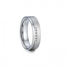 Stříbrný snubní prsten 012W925