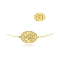 Zlatý náramek Zázračná medaile - Medailka Neposkvrněného Početí BA000080