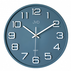 Nástěnné hodiny JVD SWEEP modré HX2472.4
