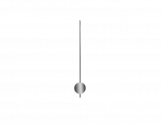 Stříbrné kulaté kyvadlo na hodiny 50 mm | 255 mm APP050S
