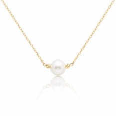 Zlatý náhrdelník s perlou KLOR-185/50