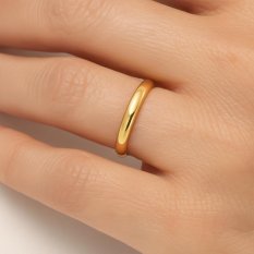 Snubní zlatý prsten Classic Shine HELP-110Z52