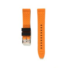 Kvalitní silikonový řemínek RJ.15326.2422.9060.L - 24 mm