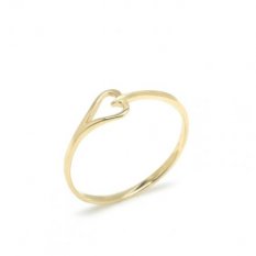 Jemný prsten ze žlutého zlata RA001033