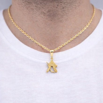 Zlatý přívěsek HOKEJOVÝ BRANKÁŘ PA001474