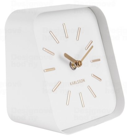 Designové stolní hodiny Karlsson  KA5718WH