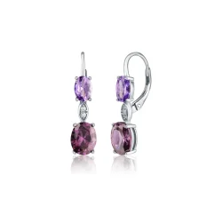 Stříbrné náušnice s kamínky SVLE0828SH2F100