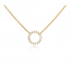 Zlatý náhrdelníček s brilianty 20-00122-1850