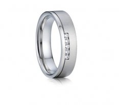 Dámský snubní prsten chirurgická ocel 012W316