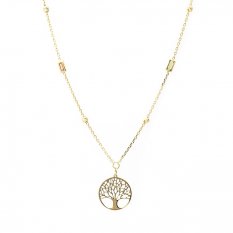 Zlatý náhrdelník se stromem života NA100014