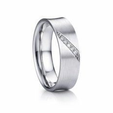 Elegantní stříbrný snubní prsten 032W925AG55