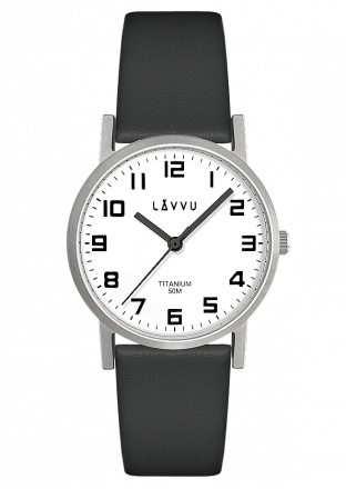 Stříbrné dámské titanové hodinky LAVVU MANDAL LWL5030