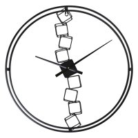 Velké nástěnné kovové hodiny MPM Simple Cubes E04.4114.90