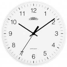 Supertiché nástěnné hodiny PRIM Super silent - bílé E01.4345.00