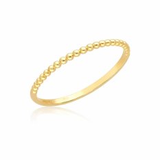 Jemný zlatý prsten ze žlutého zlata RA000655