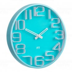 Designové nástěnné hodiny Future Time Numbers FT8010BL