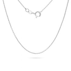 Jemný stříbrný řetízek na přívěsek 50 cm 034445/50