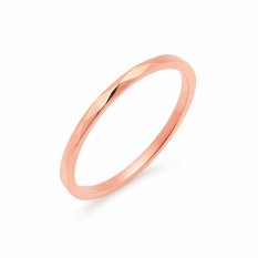 Jemný prsten z růžového zlata RA000600