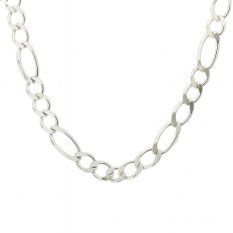 Masivní pánský stříbrný řetízek figaro 55 cm TARG-3440