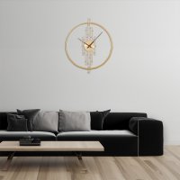 Designové kovové hodiny zlaté MPM Madrid E04.4490.80