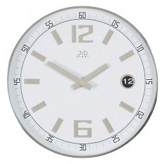 Luxusní nerezové nástěnné hodiny JVD steel HC01.1