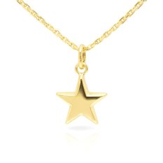 Zlatý přívěsek HVĚZDA KLOP-088