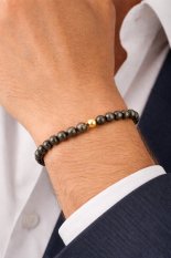 Elegantní náramek z přírodního pyritu 099642