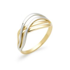 Moderní zlatý prsten KO-221896566/58