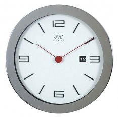 Luxusní nerezové nástěnné hodiny JVD steel HC42.1